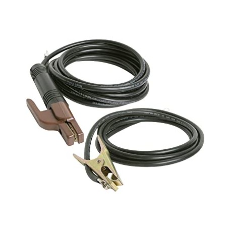 Set Cables + Pinzas para Soldar 3 Mx25mm