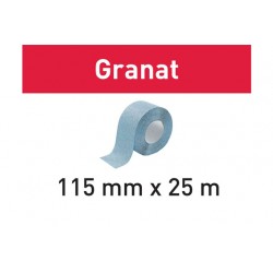 Rollo abrasivo Granat 115x25m P80 GR