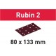 Hoja de lijar Rubin 2 STF 80X133 P220 RU2/50