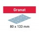 Hoja de lijar Granat STF 80x133 P80 GR/50