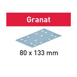 Hoja de lijar Granat STF 80x133 P80 GR/50