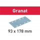 Hoja de lijar Granat STF 93X178 P40 GR/50