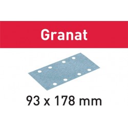 Hoja de lijar Granat STF 93X178 P40 GR/50