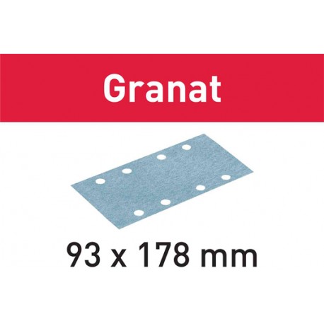 Hoja de lijar Granat STF 93X178 P40 GR/50