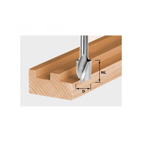 Fresa helicoidal HW para ranurar HW Spi S8 D8/25