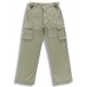 Pantalon Elastico Algodon Y Elastano Color Caqui - 2