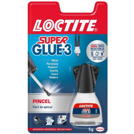 Super glue-3 con pincel 5Gr blister