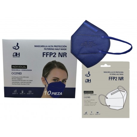 Mascarilla alta protección ffp2 5 capas caja 10ud
