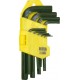 Juego llave allen hexagonal 1,5-10mm 9 piezas