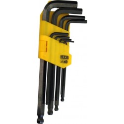 Llave allen punta bola 9 piezas