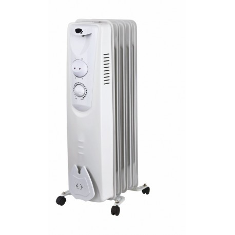 Radiador eléctrico aceite 05 elementos 1000W