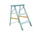 Escalera domestica taburete aluminio tijera 3 peldaños