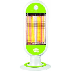 Estufa eléctrica 1000W fibra carbono 2 barras