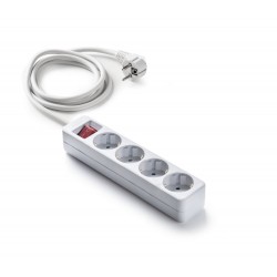 Base con interruptor 4tomas