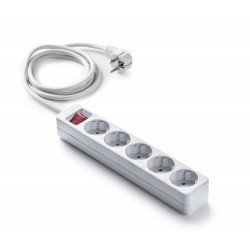 Base con interruptor 5tomas