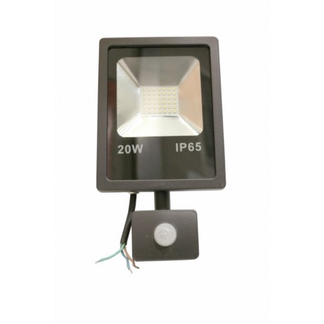 Proyector led con sensor de movimiento 20w nivel
