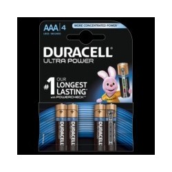 Pila alcalina ultra power duracell lr03