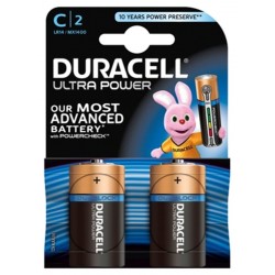 Pila alcalina ultra power duracell lr14
