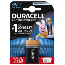 Pila alcalina ultra power 6lr61 9v