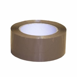 Rollo precinto pvc marrón