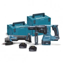 Kit combo Makita DGA504Z+DHR243Z 18V 5,0A