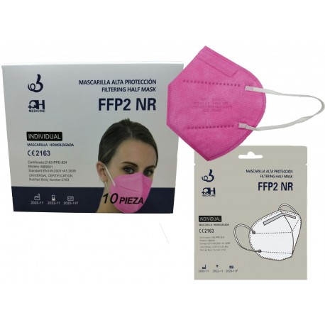 Caja mascarilla alta protección ffp2 5 capas 10 unidades