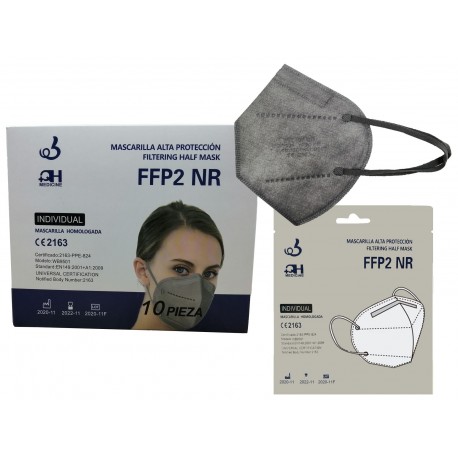 Mascarilla alta protección ffp2 10 unidades
